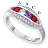 14KW Family Jewelry Diamond Semi-Set Ring