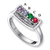 14KW Family Jewelry Diamond Semi-Set Ring