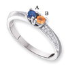 14KW Family Jewelry Diamond Semi-Set Ring
