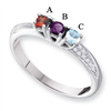 14KW Family Jewelry Diamond Semi-Set Ring