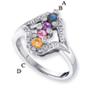14KW Family Jewelry Diamond Semi-Set Ring