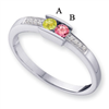 14KW Family Jewelry Diamond Semi-Set Ring