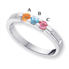 14KW Family Jewelry Diamond Semi-Set Ring
