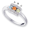 14KW Family Jewelry Diamond Semi-Set Ring