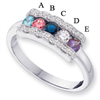 14KW Family Jewelry Diamond Semi-Set Ring