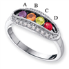 14KW Family Jewelry Diamond Semi-Set Ring