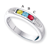 14KW Family Jewelry Diamond Semi-Set Ring