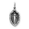 Sterling Silver Antiqued Miraculous Medal