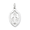 Sterling Silver Antiqued Miraculous Medal