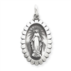 Sterling Silver Antiqued  Miraculous Medal