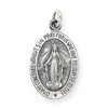 Sterling Silver Antiqued Miraculous Medal