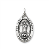 Sterling Silver Our Lady of Guadalupe Medal