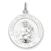 Sterling Silver Queen of the Holy Scapular Medal