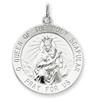 Sterling Silver Queen of the Holy Scapular Medal