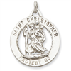 Sterling Silver St. Christopher Medal