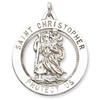 Sterling Silver Saint Christopher Medal