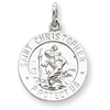 Sterling Silver Saint Christopher Medal