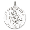Sterling Silver Saint Christopher Medal