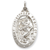 Sterling Silver Saint Christopher Medal