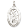 Sterling Silver Saint Christopher Medal