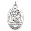 Sterling Silver Saint Christopher Medal