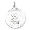 Sterling Silver Saint Joseph Medal