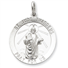 Sterling Silver Saint Jude Thaddeus Medal
