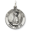 Sterling Silver Antiqued Saint Elizabeth Seton Medal