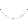 14K Peacock Freshwater Cultured Pearl Necklace chain
