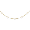 14K Cultured Pearl Necklace chain