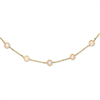 14K Natural Color Cultured Pearl Necklace chain