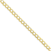 10k 6.5mm Semi-Solid Curb Link Chain