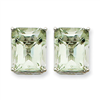 14kw 12x10mm Emerald Green Amethyst Earring