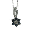 Blue Sapphire Diamond Necklace