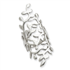 Sterling Silver Spring Tree Full Finger Ring