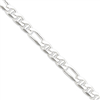 Sterling Silver 8.75mm Figaro Anchor Chain bracelet