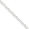 Sterling Silver 7mm Anchor Chain anklet