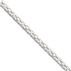 Sterling Silver 4.25mm Byzantine Chain bracelet