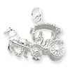 Sterling Silver Horse & Carriage Charm