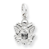 Sterling Silver Army Insignia Charm