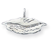 Sterling Silver Graduation Cap Charm