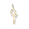 Sterling Silver Candy Cane Charm