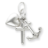 Sterling Silver Faith, Hope & Charity Charm