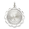 Sterling Silver Holy Communion Disc Charm