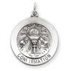 Sterling Silver Confirmation Medal Charm