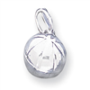 Sterling Silver Basketball Charm