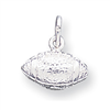 Sterling Silver Football Charm