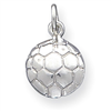 Sterling Silver Soccerball Charm