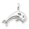 Sterling Silver Dolphin Charm