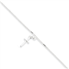 Sterling Silver Cross Anklet